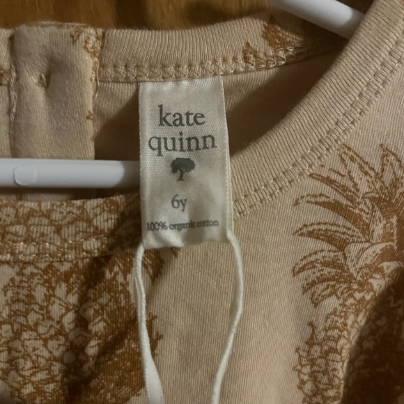 Kate Quinn Size 6 Year 2021 Pineapple Long Sleeve Tee Shirt Top - Picture 3 of 5